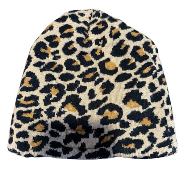 CHERISHED GIRL Leopard Print Beanie Toque It Is Well With My Soul main image 7